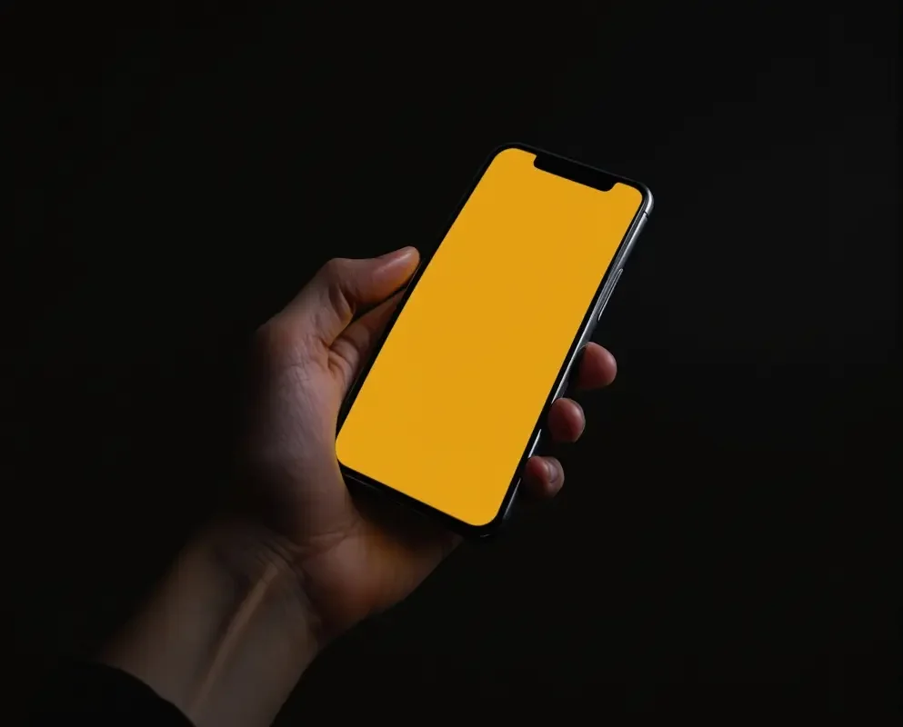 在安静房间里用手机打开樱花影视 APP